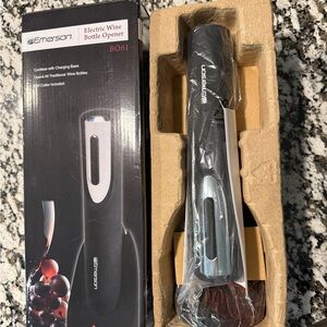Emerson Black Electric Wine Bottle Opener